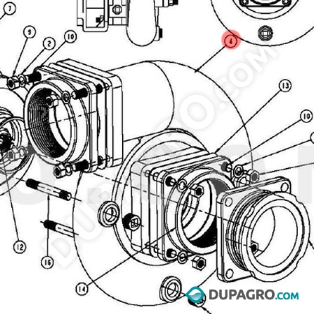 Dupagro_3604040_Pump_Volute_HOUSING_(102034-01)_John_Blue_S-3320_S3320_S-3325_S3325_Straightline_Performix_Mixer_Ultra_Mixer_Diesel_Mixer_Unimix_13.0_24.0